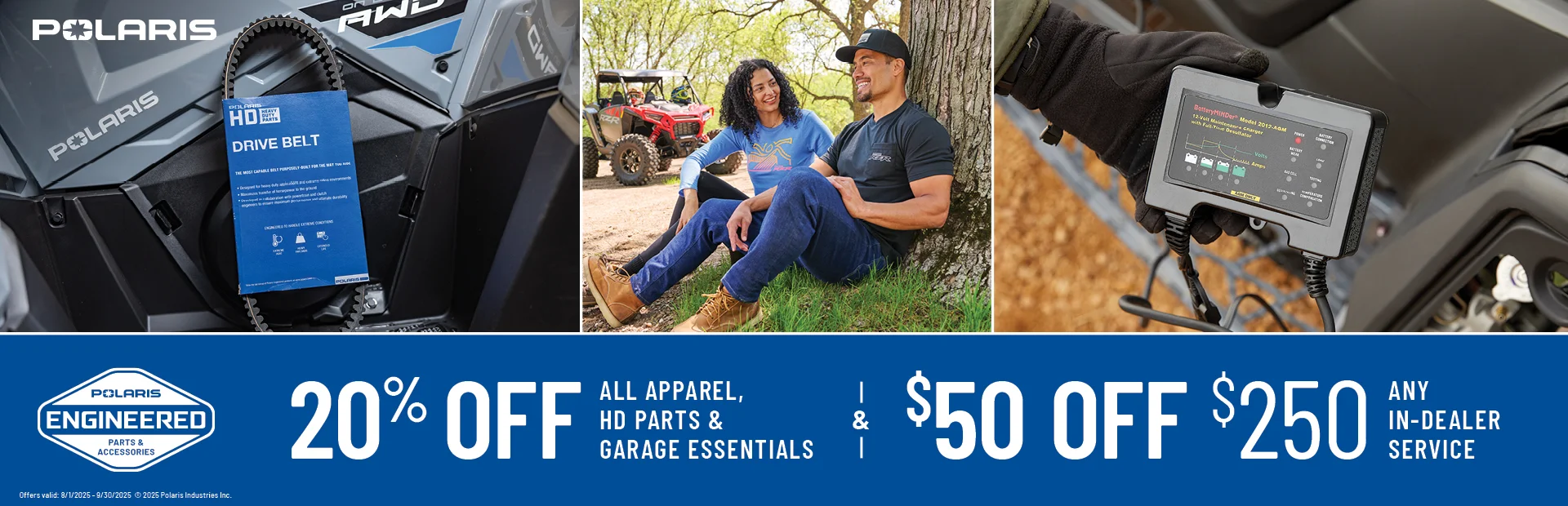 $50 Off $500 All Parts, Accessories & Apparel $20 Off $100 Maintenance Parts & Lubricants